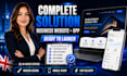 build a small business website and mobile app with modern design