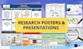 design medical scientific research conference posters and presentations