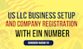 us llc setup formation, llc company registration and creation with ein