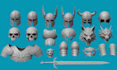 make printable 3d helmet 3d mask stl model mask design helmet for 3d printing