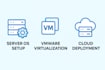 install, configure and optimize servers, vmware and cloud solutions