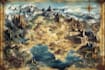 draw a high quality fantasy map