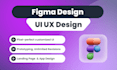 do figma website design, modern and user friendly