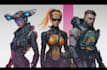 design anime character , cyberpunk character