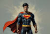 illustrate superhero character art