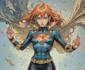 draw superhero action comic book page graphic novel