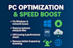boost and optimize your windows or mac PC performance