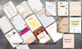 design journal, planner, notebook cover with interior pages