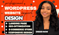 design or redesign your hostinger and wordpress website professionally
