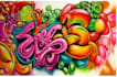 do abstract art, graffiti, illustration, and expressionism