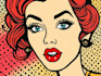 draw a retro pop art roy lichtenstein style