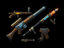 design creative concept art of weapons and items