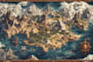make fantasy map design map illustration fantasy map
