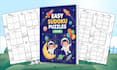 create sudoku puzzle activity book cover for amazon KDP
