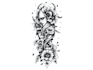 create a tattoo design of tattoo sleeve