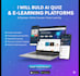 build ai quiz app and website, online course app, elearning app, ai learning app