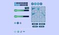 make custom pixel art UI elements, icons, and hud assets