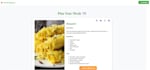 react food planner app mobile responsive fast