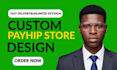 design a payhip website, payhip course store to sell digital