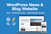 design and customize wordpress blog magazine and newspaper websites