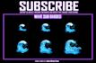 make icons sub badges for twitch, discord, and kick