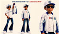 create a 3d disney pixar style cartoon character any outfit