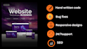 create a modern responsive website using HTML CSS javascript