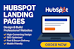 design and build hubspot landing pages and websites