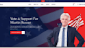 design an election campaign landing page wordpress