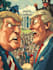 make a political cartoon art