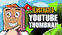 draw a custom cartoon thumbnail for your youtube videos
