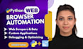 build python bots web scrapers al automation tools, telegram and discord bots