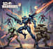 draw a gundam and mecha robot concept art