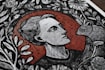 draw a portrait drawing in linocut illustration