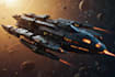 create a sci fi spaceship models