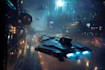 illustrate a sci fi spaceship art