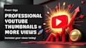 design youtube thumb nails for you
