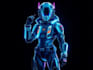 make a cyberpunk character art