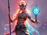 do a fantasy character art and fantasy unique style
