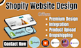 redesign build dropshipping shopify ecommerce website store design aliexpress