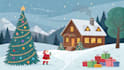 design christmas themed illustration