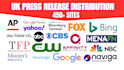 write and distribute press release for premium global media exposure