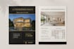 design real estate brochures for residential property