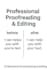 do professional proofeading and editing english and spanish