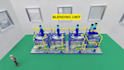 create 3d industrial factory walkthrough and plant flythrough animation video