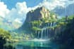 do fantasy landscapes and scenery art