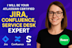 your atlassian certified, jira confluence jira service desk expert jira software
