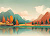 create modern flat design illustration