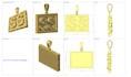 do jewelry name pendants designs for 3d printing
