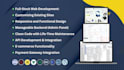 do custom full stack website development as frontend fullstack web developer